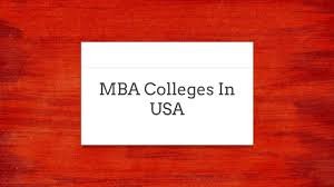 Best MBA College in the USA